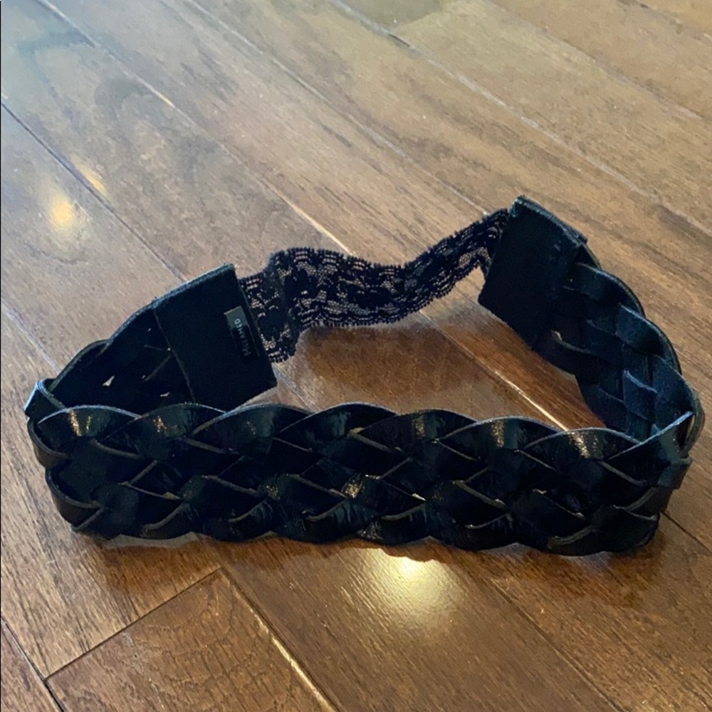 Melamed Pleather Black Headband